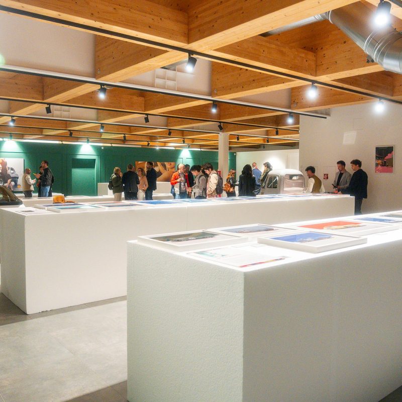 basi espositive in polistirolo riciclabile per mostra
