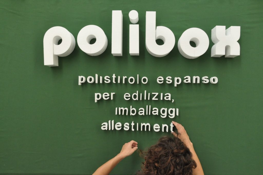 logo Polibox in polistirolo