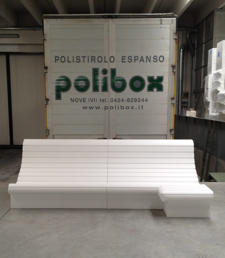 seduta in polistirolo espanso per idromassaggio