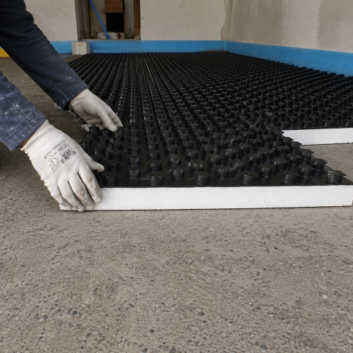 pannelli in eps con bugne per impianti a pavimento